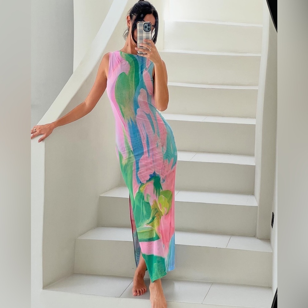 Commense Vibrant Multicolor Dress - Picture 5 of 11